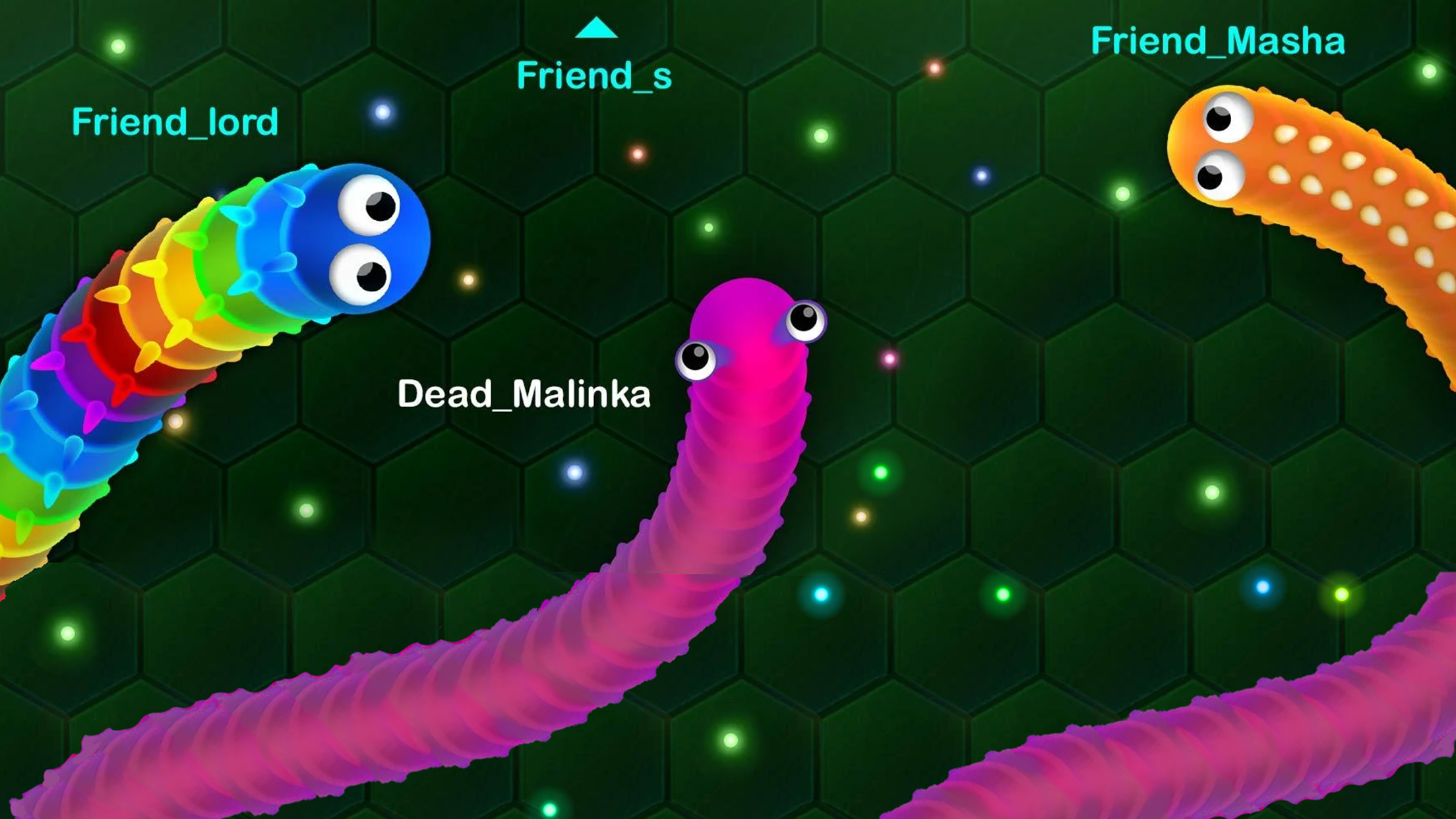 Captura de Tela do Jogo Wormax.io