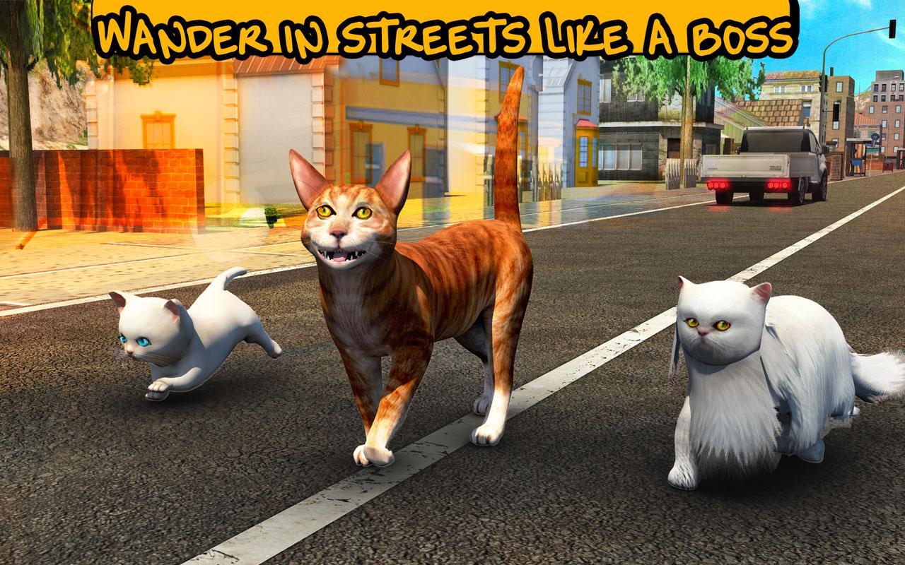 Скриншот игры Street Cat Sim 2016