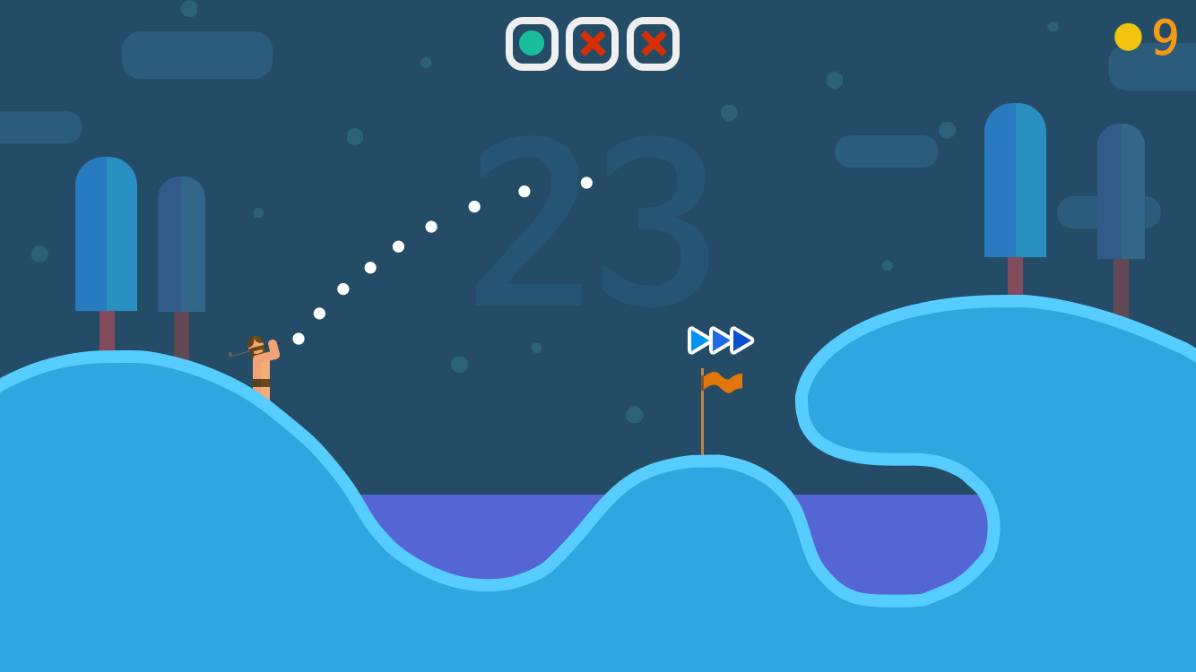 Lonely One : Hole-in-one Game Screenshot