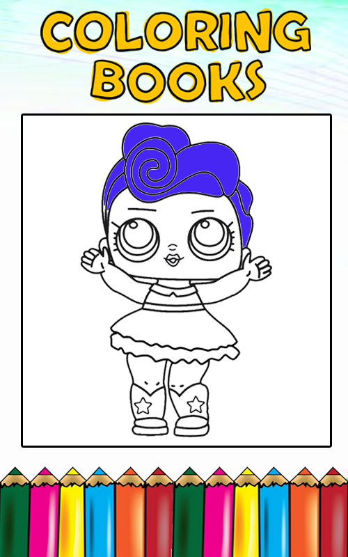 Screenshot 1 of How To Color LOL Doll Surprise - เกมระบายสี 2.2.2