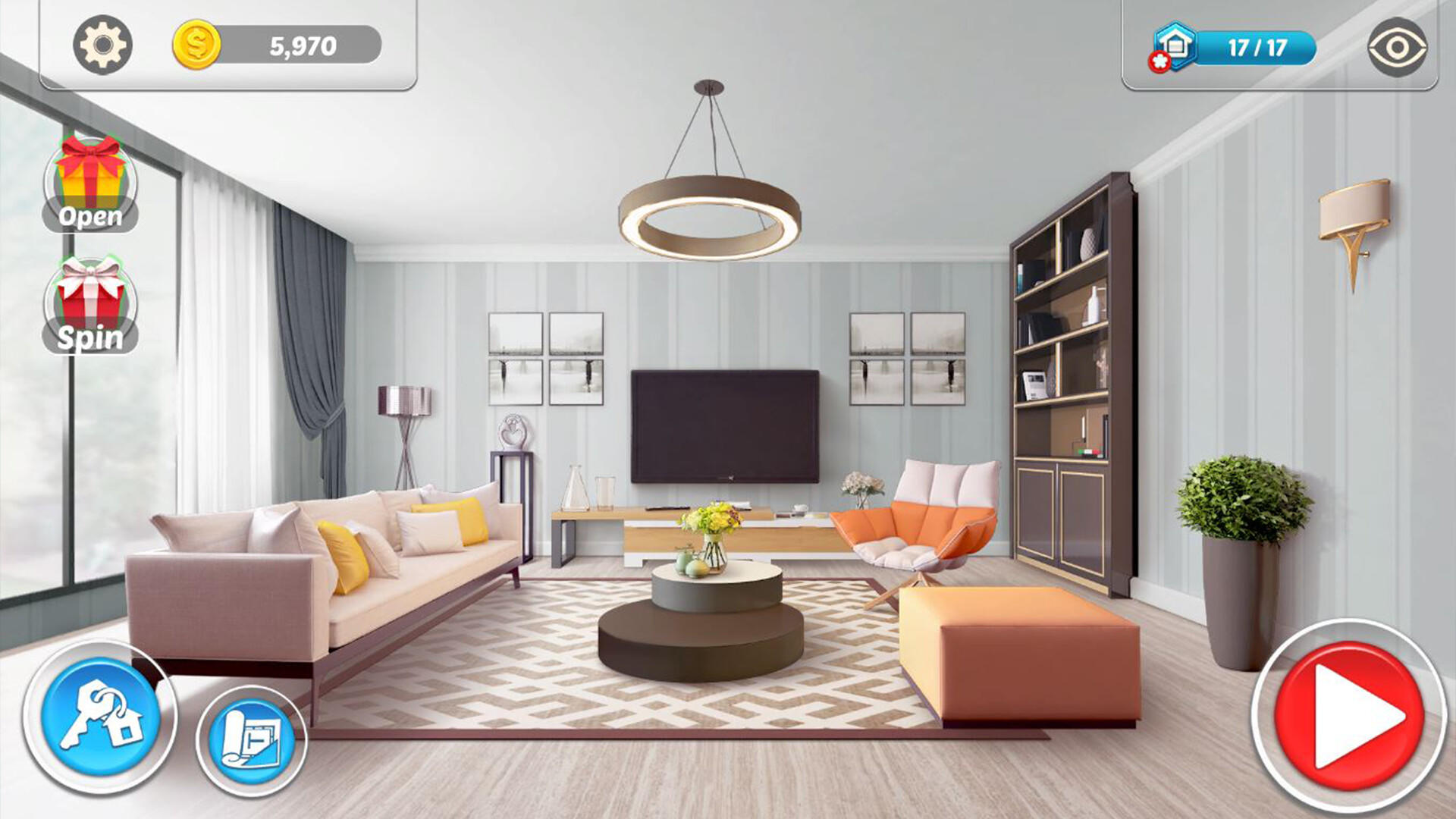 Home Designer Makeover Blast Game Screenshot