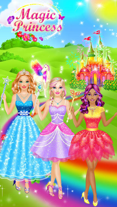 Magic Princess - Girls Makeup & Dressup Salon Game Game Screenshot