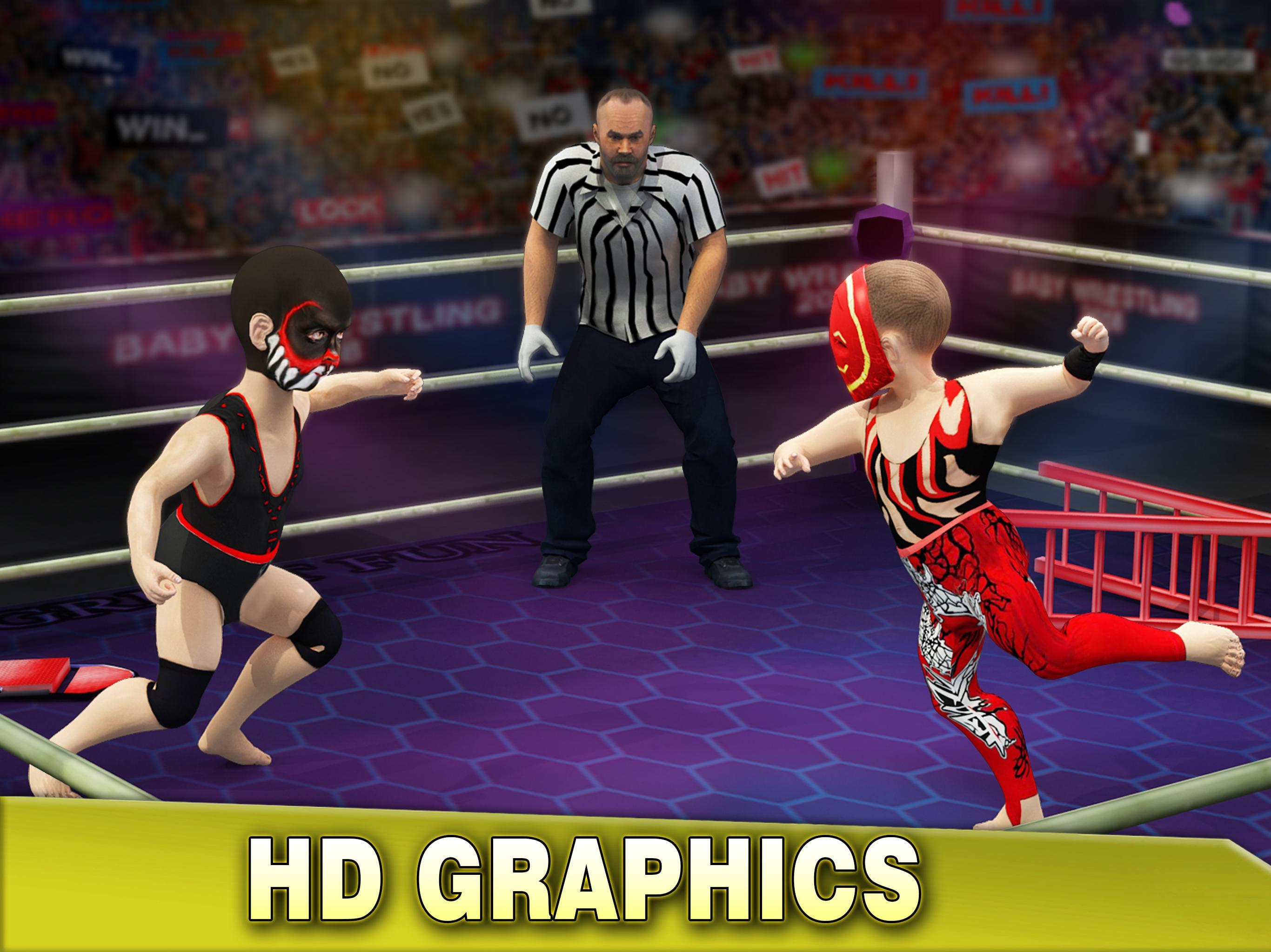 Скриншот игры Dwarf Wrestling: Smack the super junior wrestlers