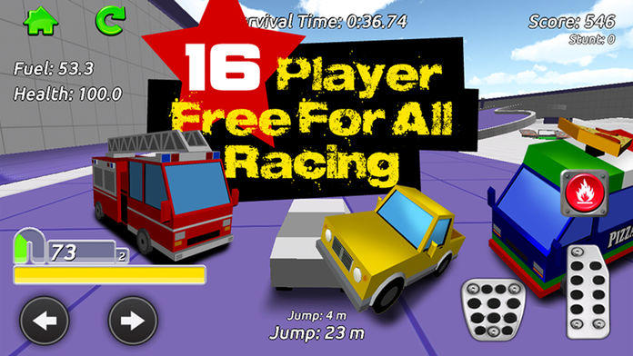 Скриншот игры Stunt Car Racing - Multiplayer