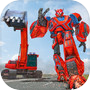 Icon of Heavy Excavator Robot Transformation Game