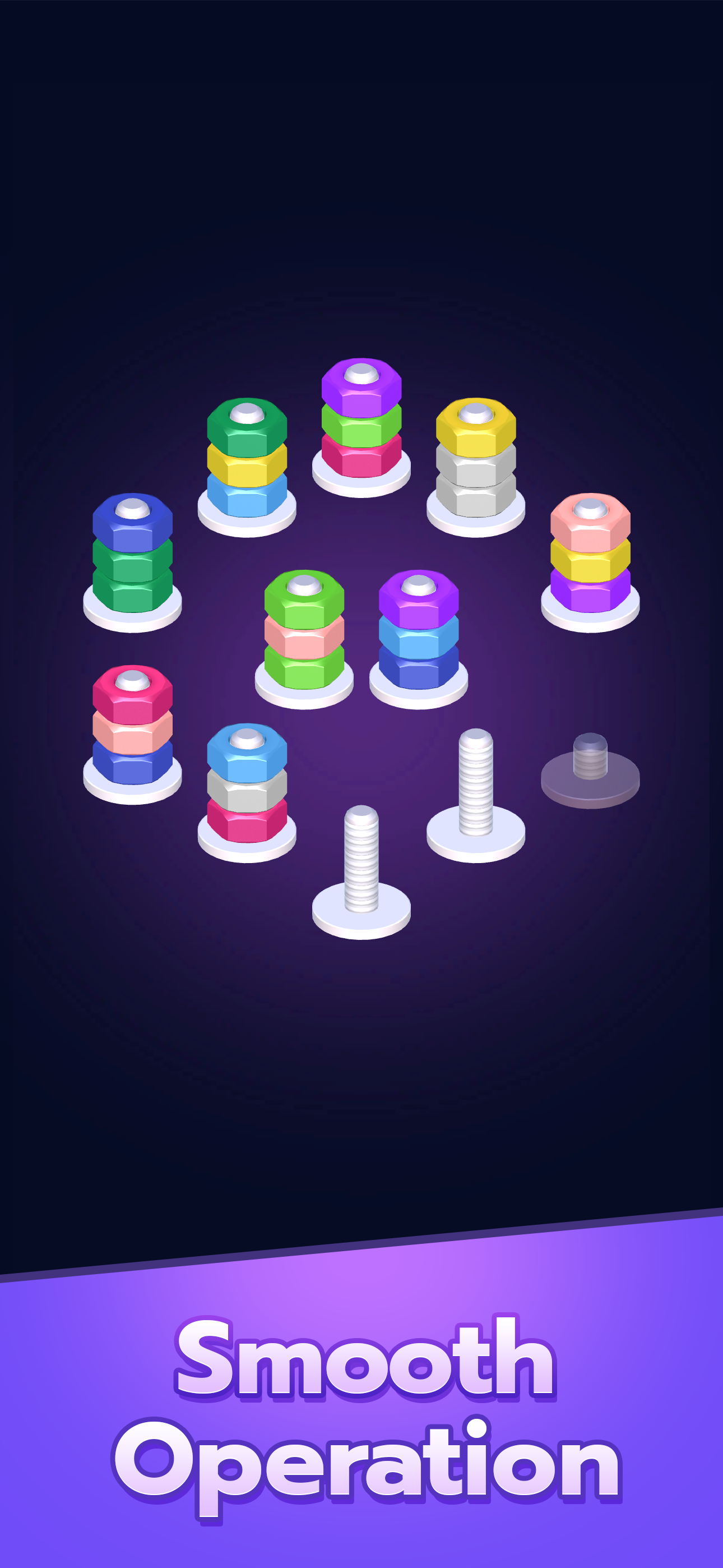Cuplikan Layar Game Nuts And Bolts Sort