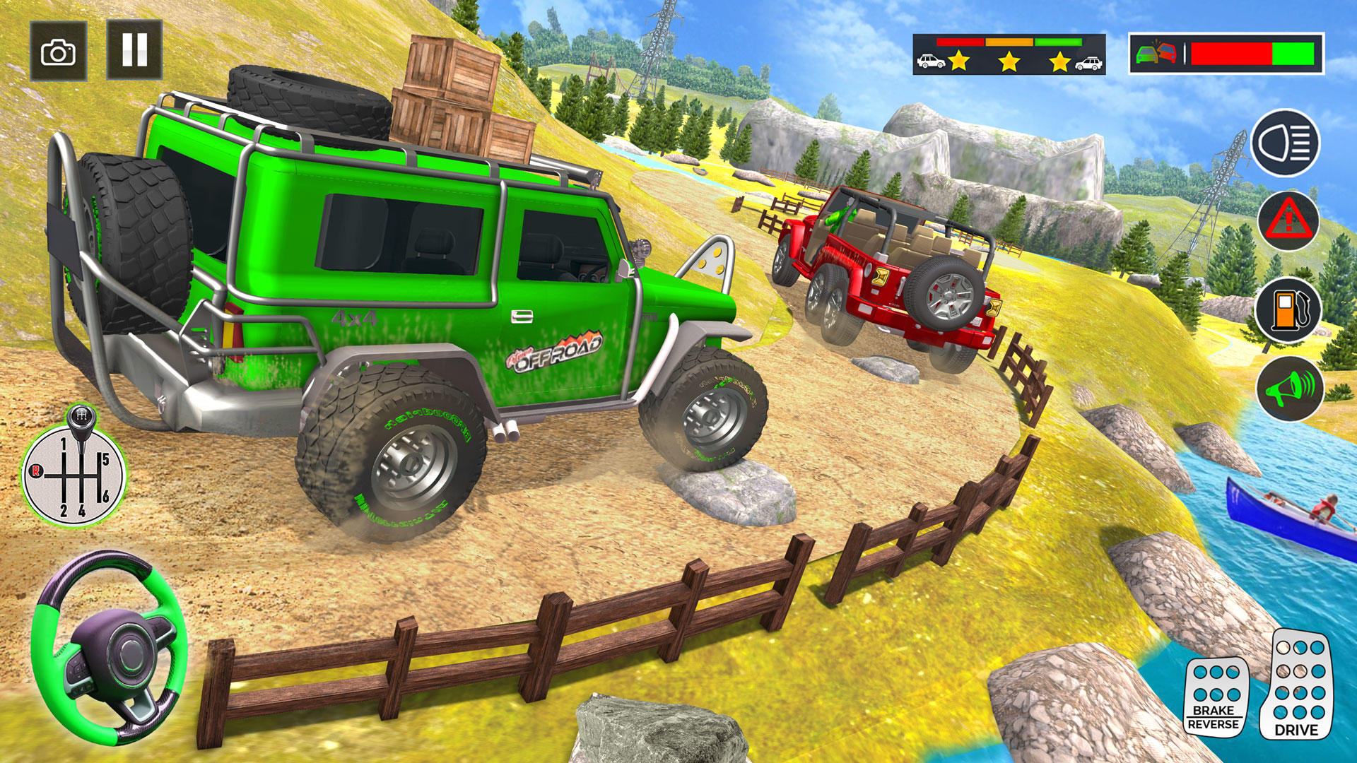 Offroad SUV Mud Truck Driving Game Screenshot