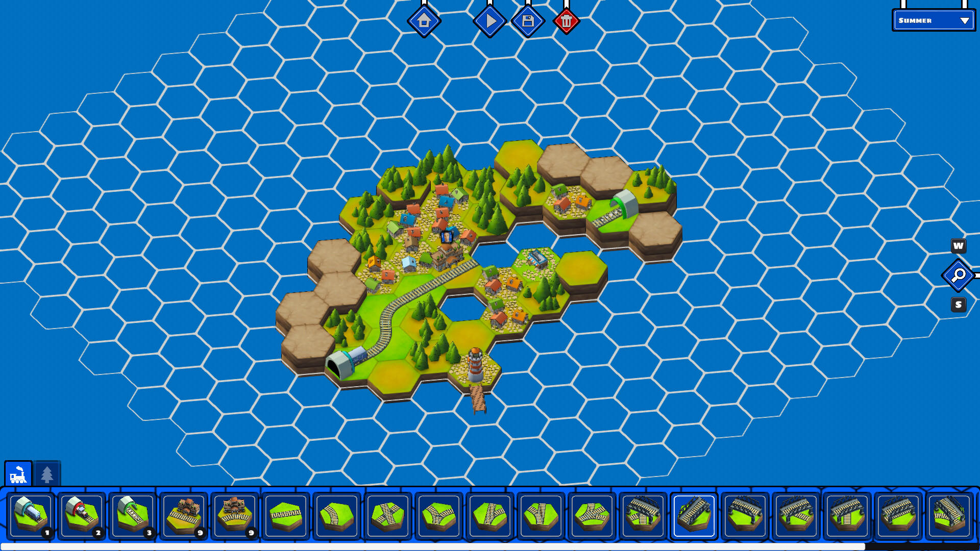 Railway Islands 2 - Puzzle screenshot game