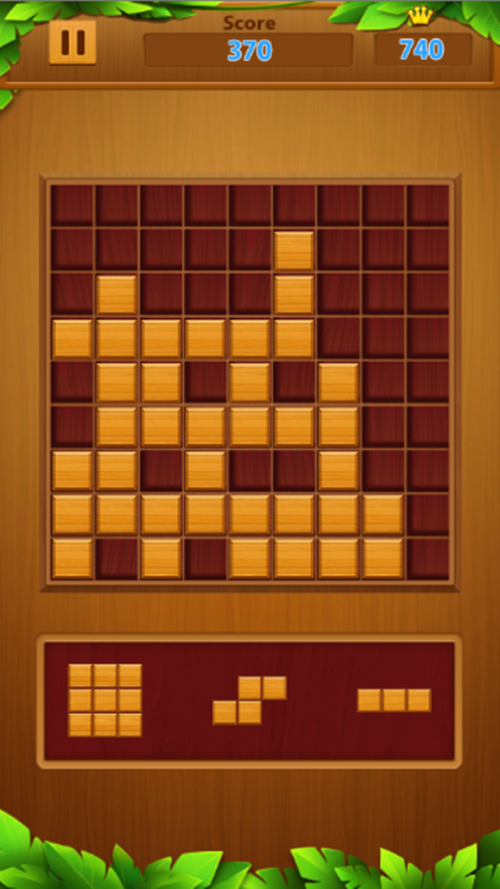 Скриншот игры Wooden Block Adventure