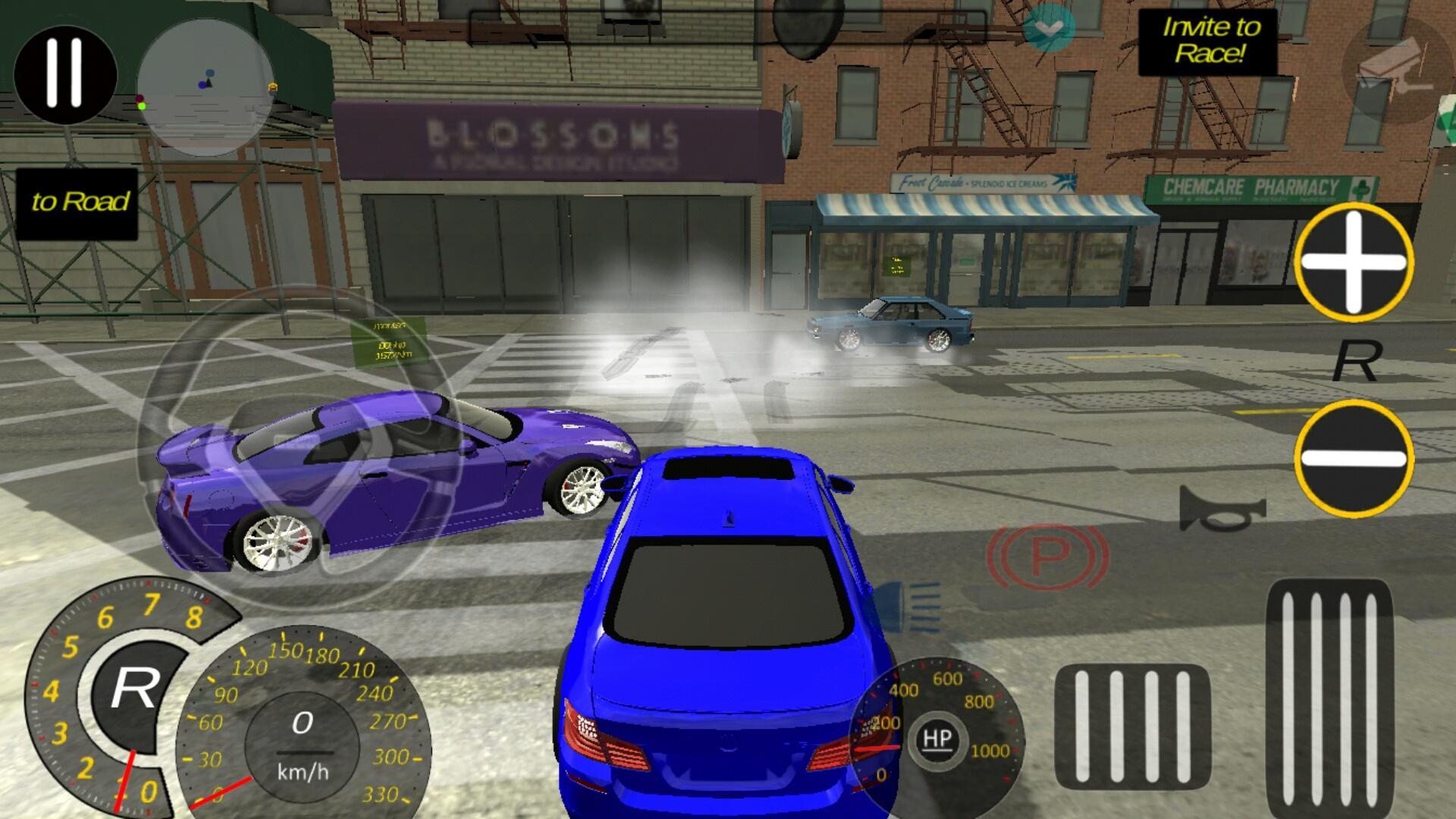 Drag Racing: Multiplayer Game Screenshot