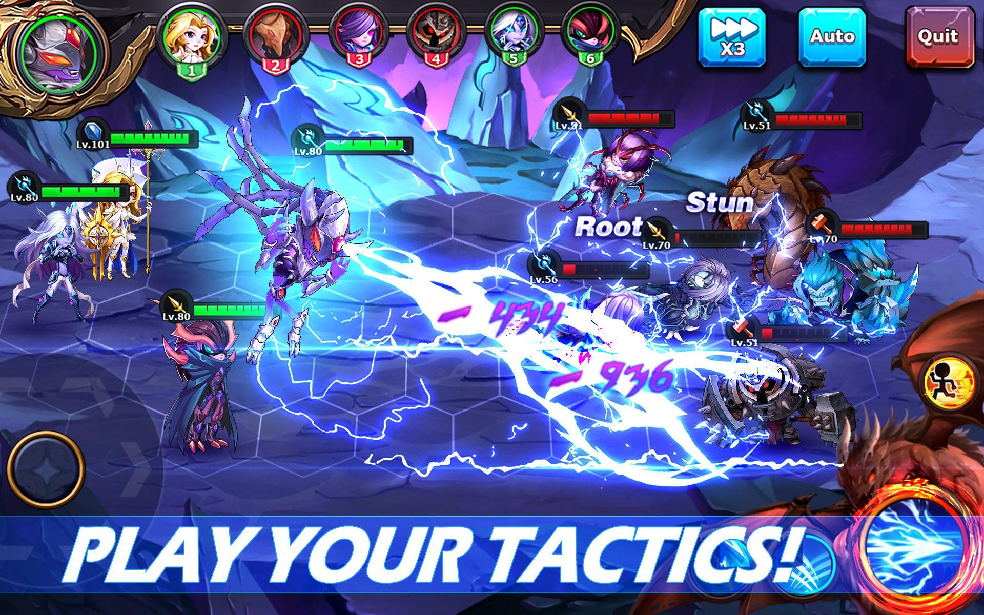 Runelords Arena: Turn-based Tactics Idle Hero RPG Game Screenshot
