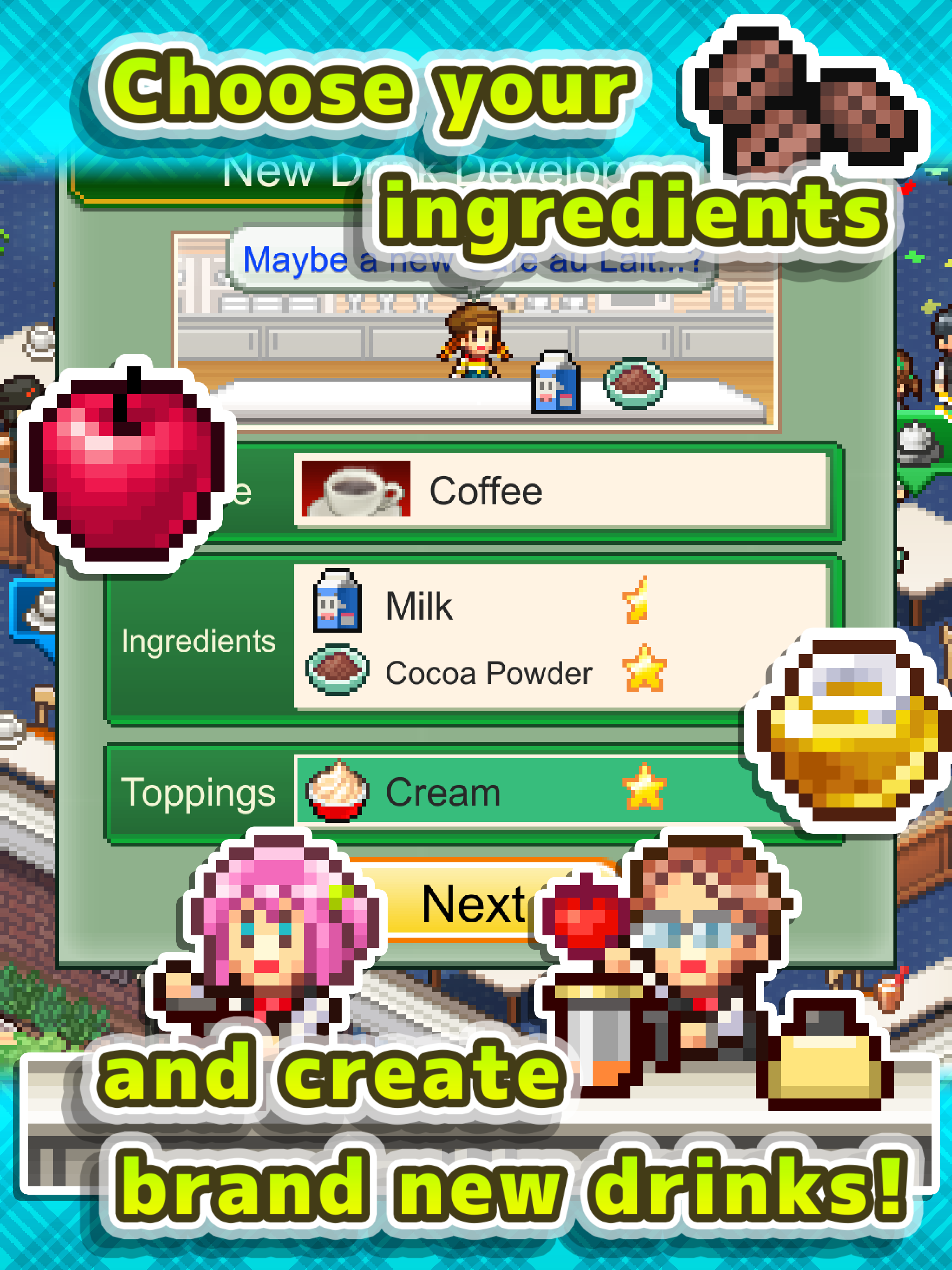 Screenshot of Cafe Master Story