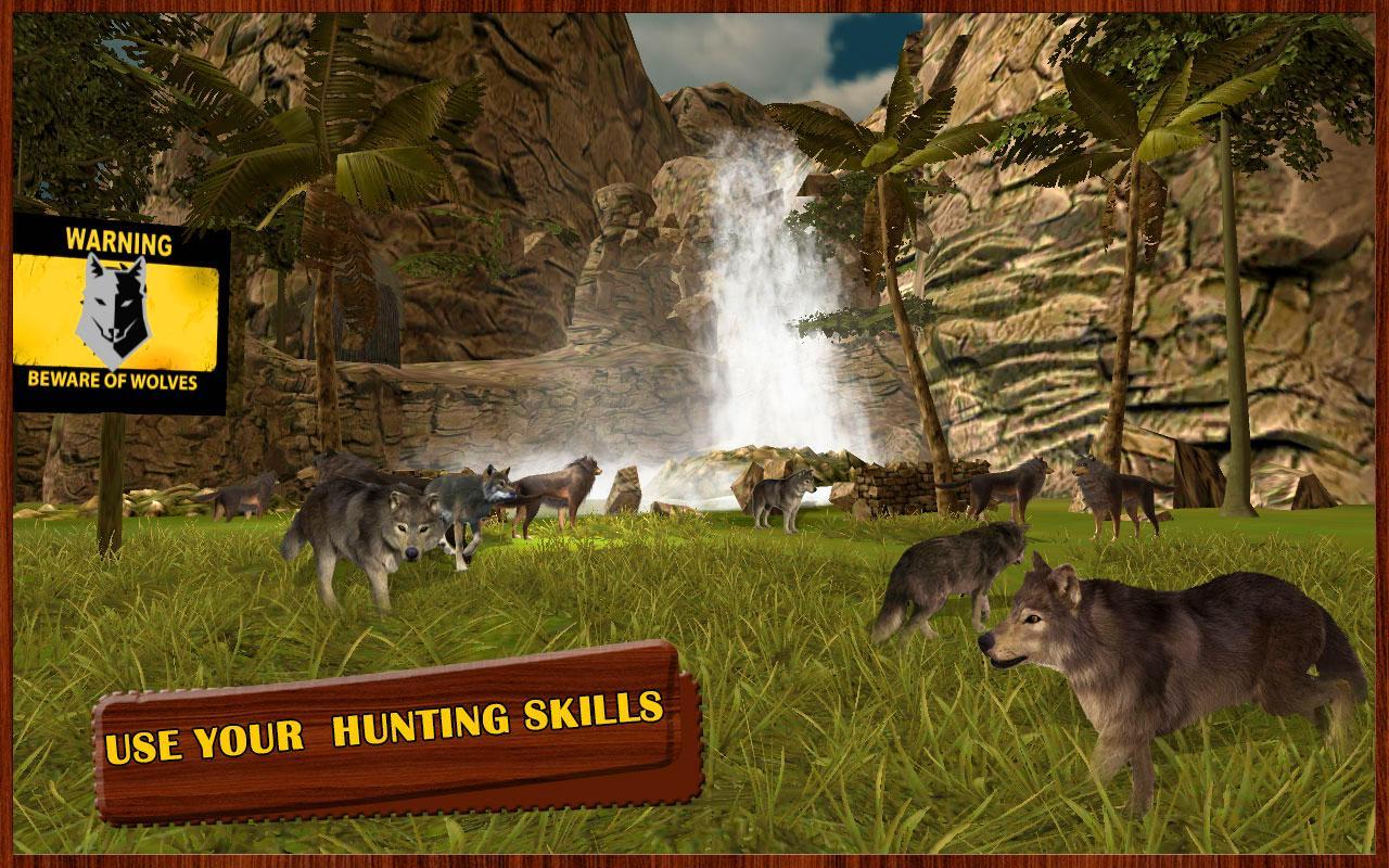 Wolf Sniper Hunting 3d Game Screenshot