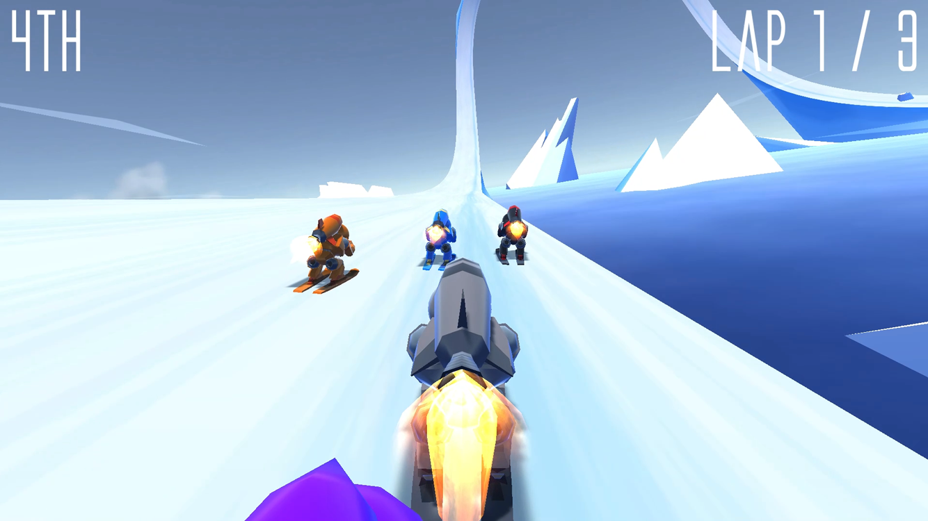 Rocket Ski Racing Game Screenshot