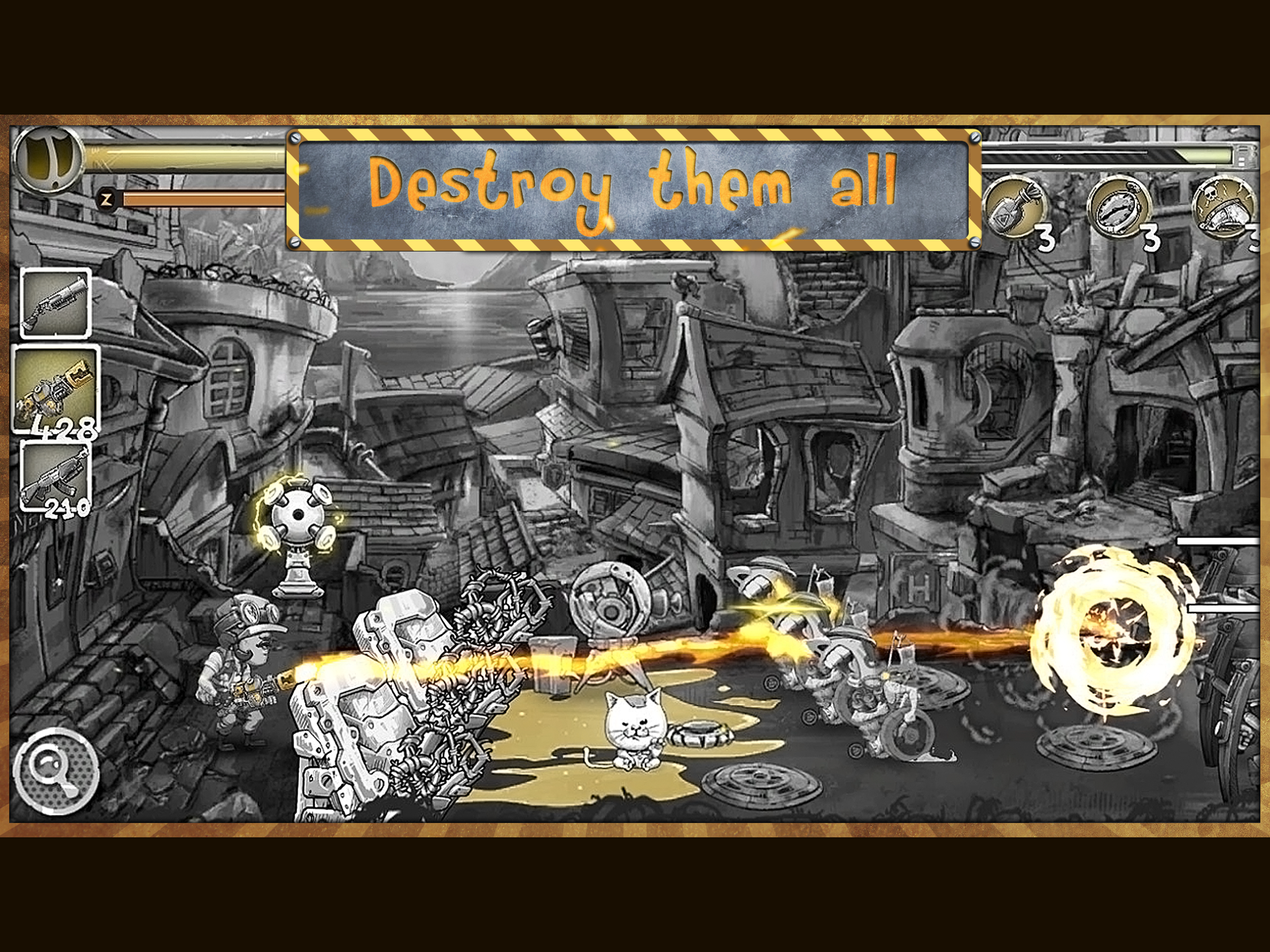 Metal Defender: Battle Of Fire Game Screenshot