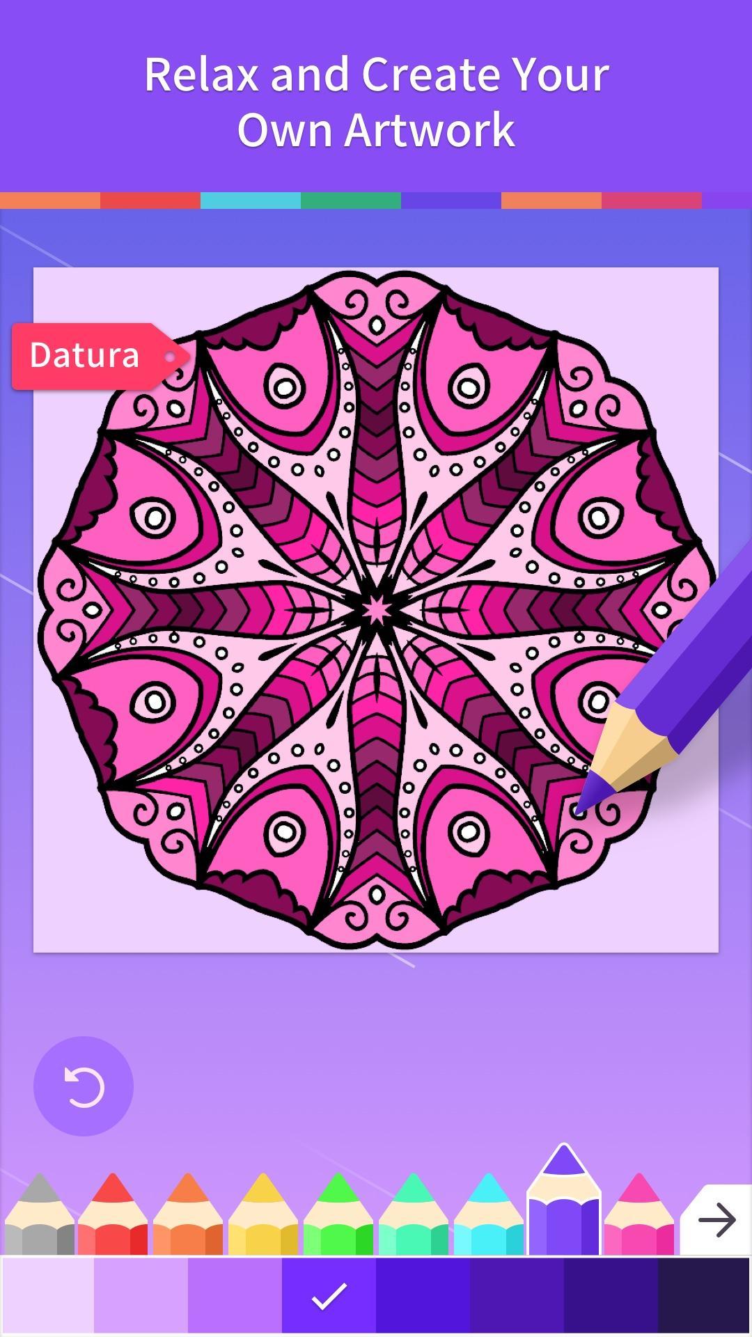 Adult Coloring Book Game Screenshot