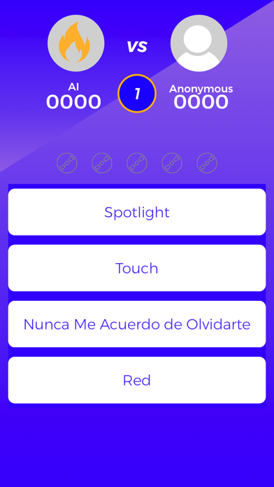 King of Song Quiz Game Screenshot