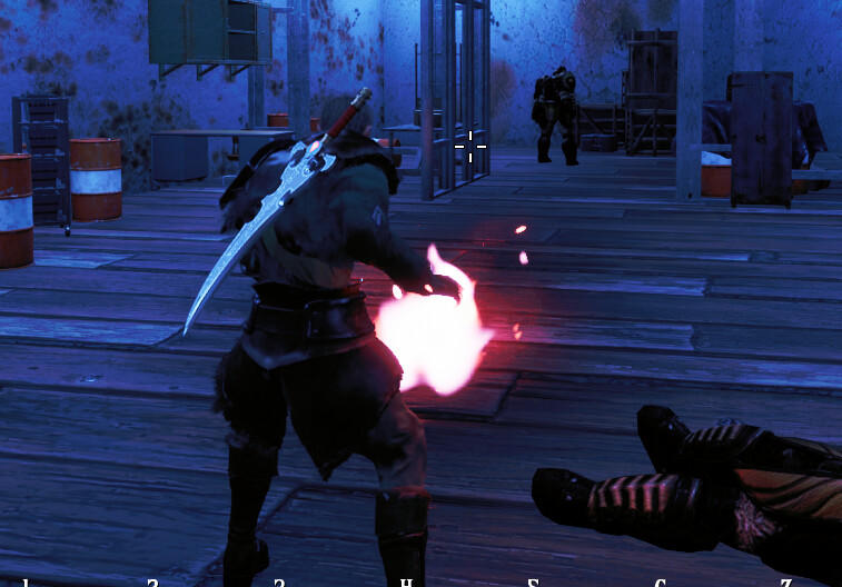 Screenshot of Blades and Bullets