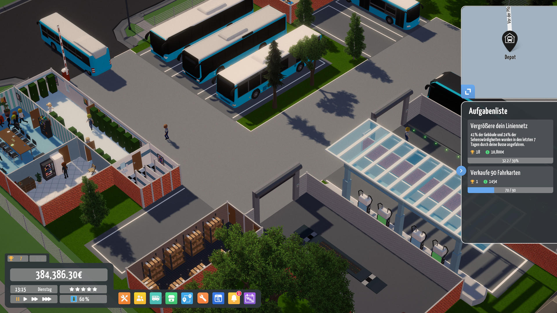 City Bus Manager Game Screenshot