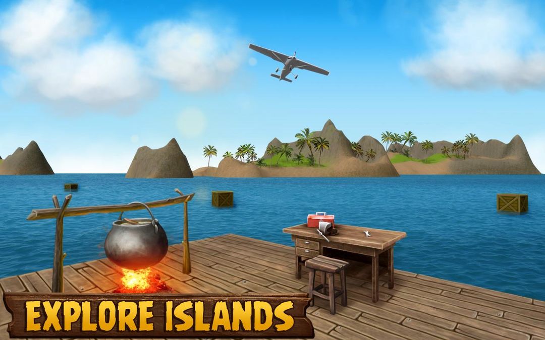 Screenshot of Ocean Survival 3 Raft Escape