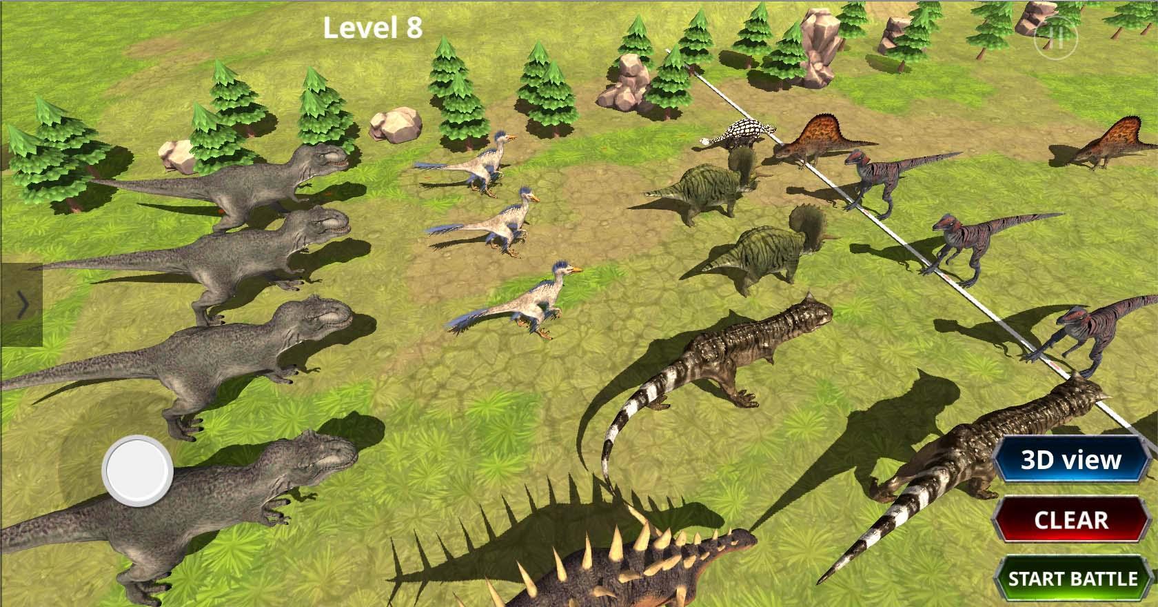 Jurassic Epic Dinosaur Battle Game Screenshot