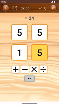 24 Game - Classical math game Game Screenshot