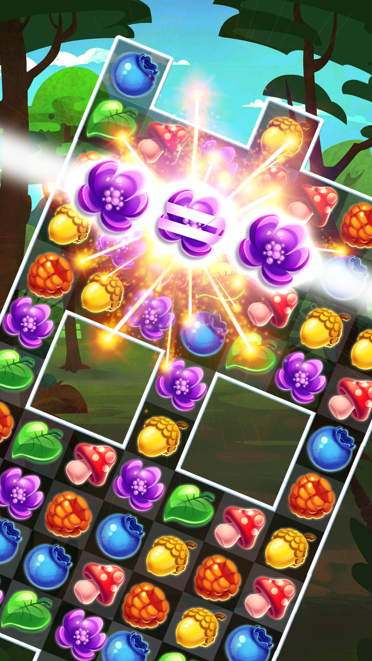 Cuplikan Layar Game Forest Smash - Match 3