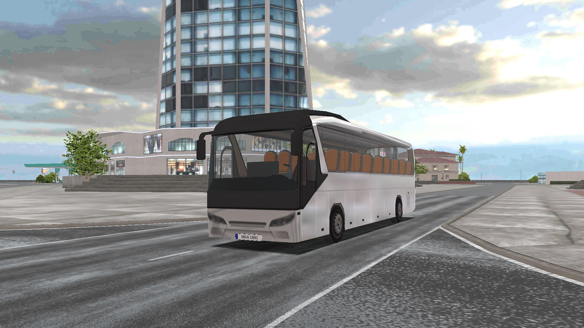 Cuplikan Layar Game City Bus Driver Pro