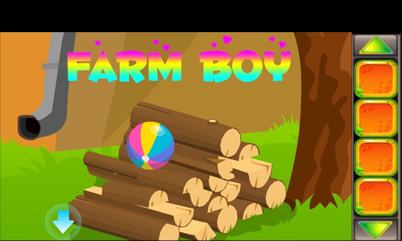 Kavi games - 412 Farm Boy Rescue Game 게임 스크린 샷