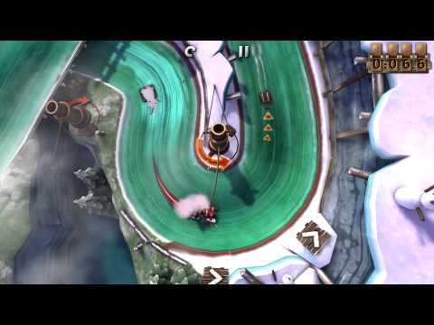 Screenshot of the video of Slingshot Racing