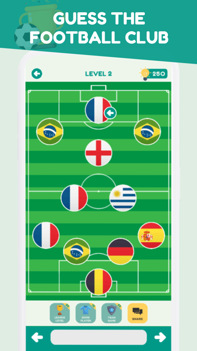 Guess the Football Team 2025 Game Screenshot