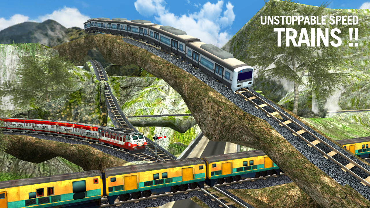 Train Racing 3D 2024 Game Screenshot