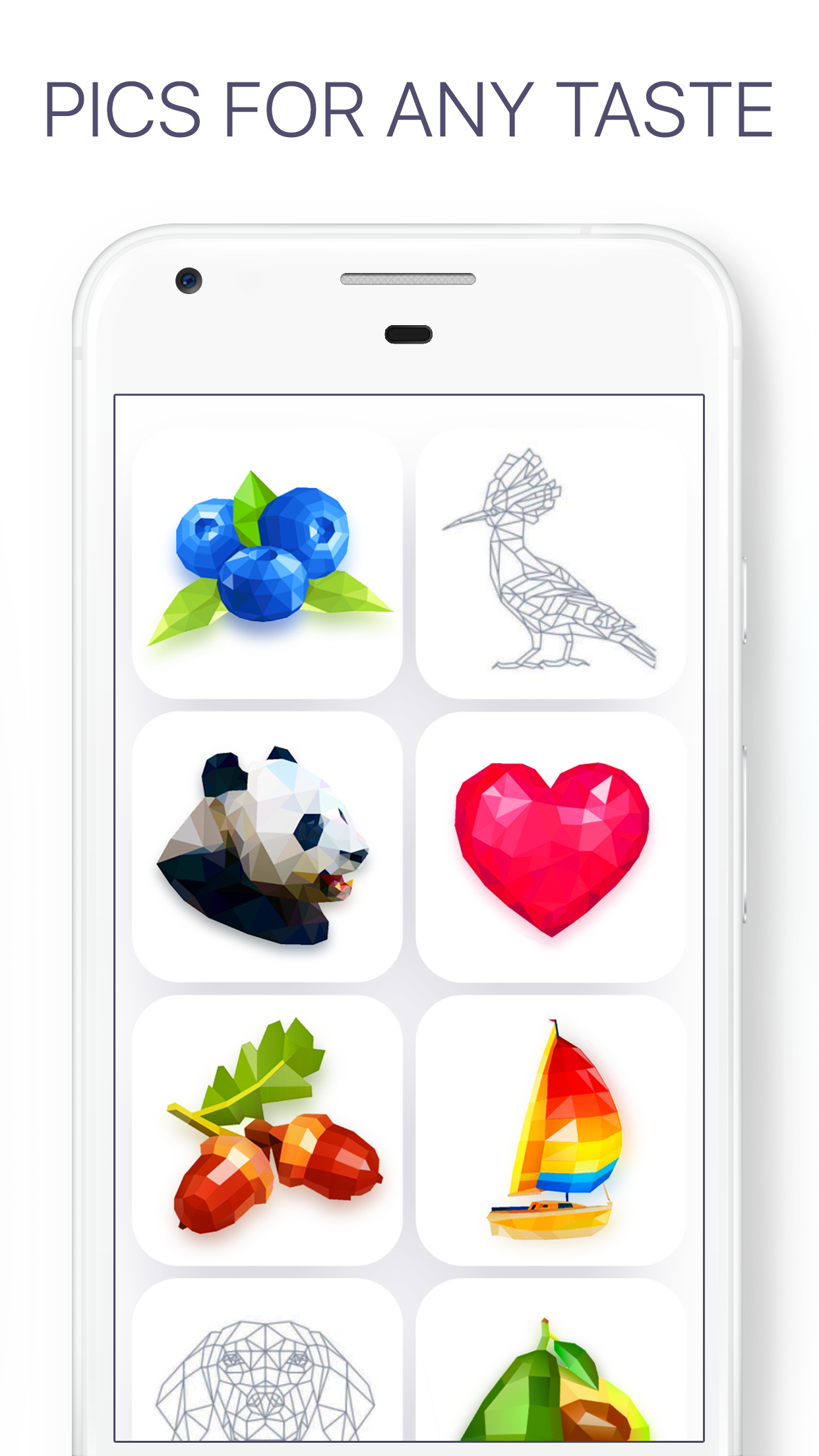 Poly - Coloring Puzzle Art Book Game Screenshot