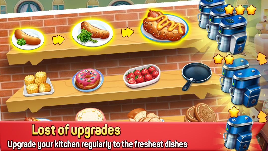 Fast Restaurant - Crazy Cooking Chef madness screenshot game