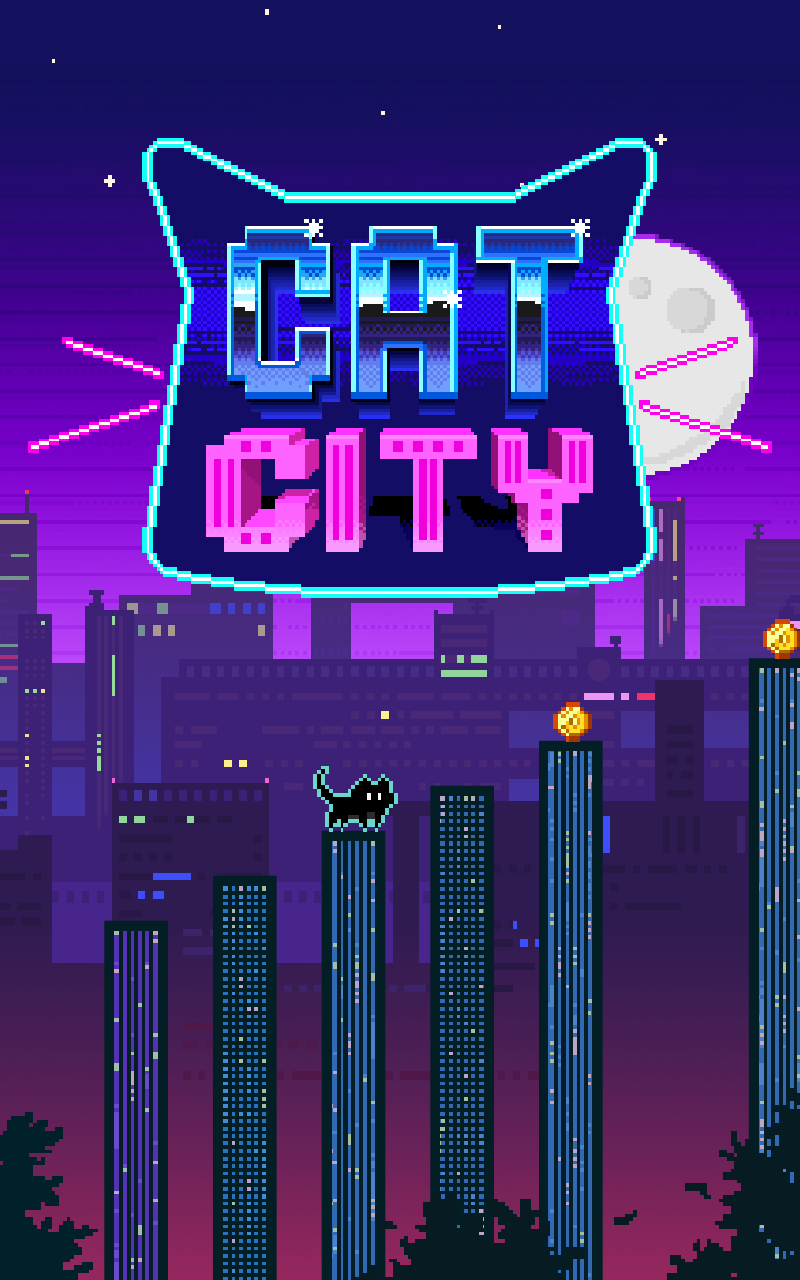 Cat City — Geometry Jump Game Screenshot