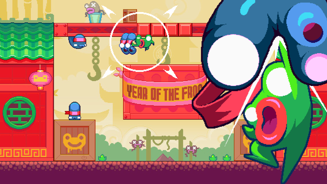 Green Ninja: Year of the Frog Game Screenshot