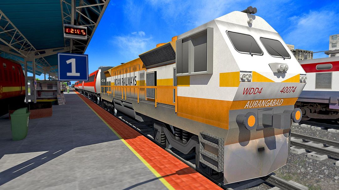 Indian Train Simulator 2017 게임 스크린 샷