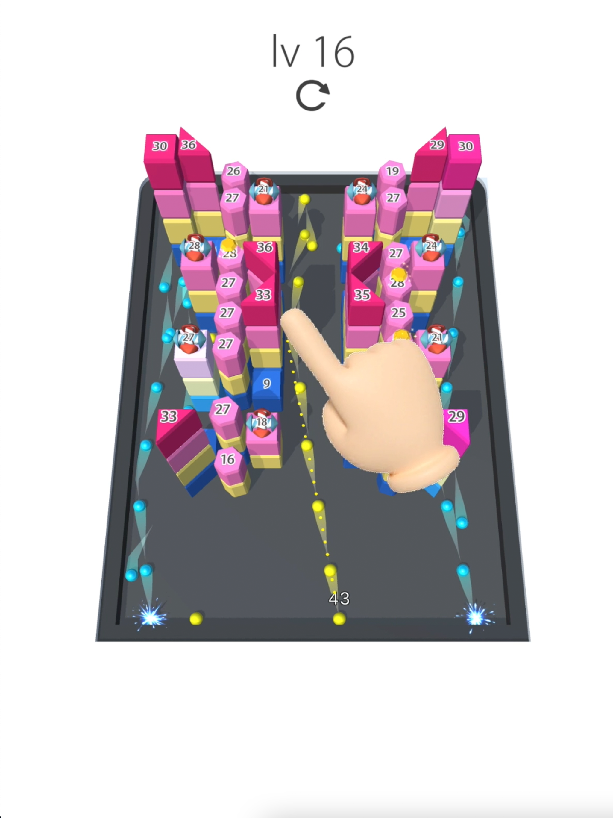 Super Balls - 3D Brick Breaker Game Screenshot