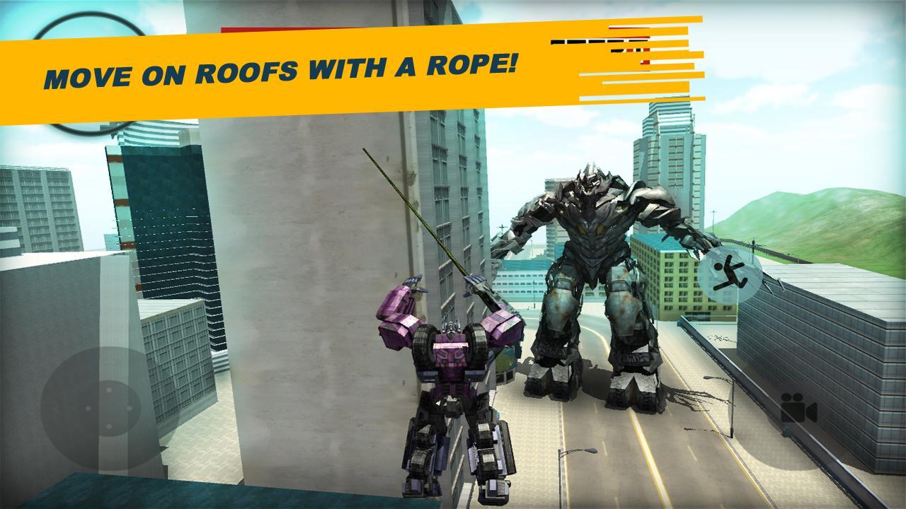 Futuristic Robot: Rope Hero 게임 스크린 샷