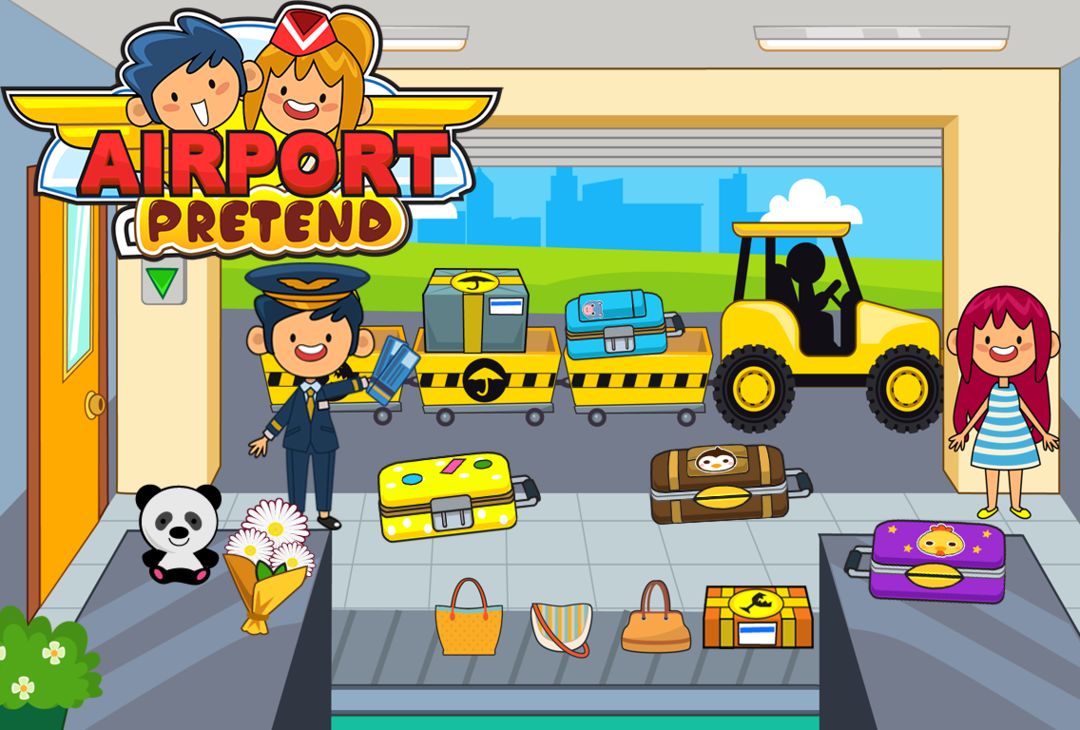 My Pretend Airport Travel Town ภาพหน้าจอเกม