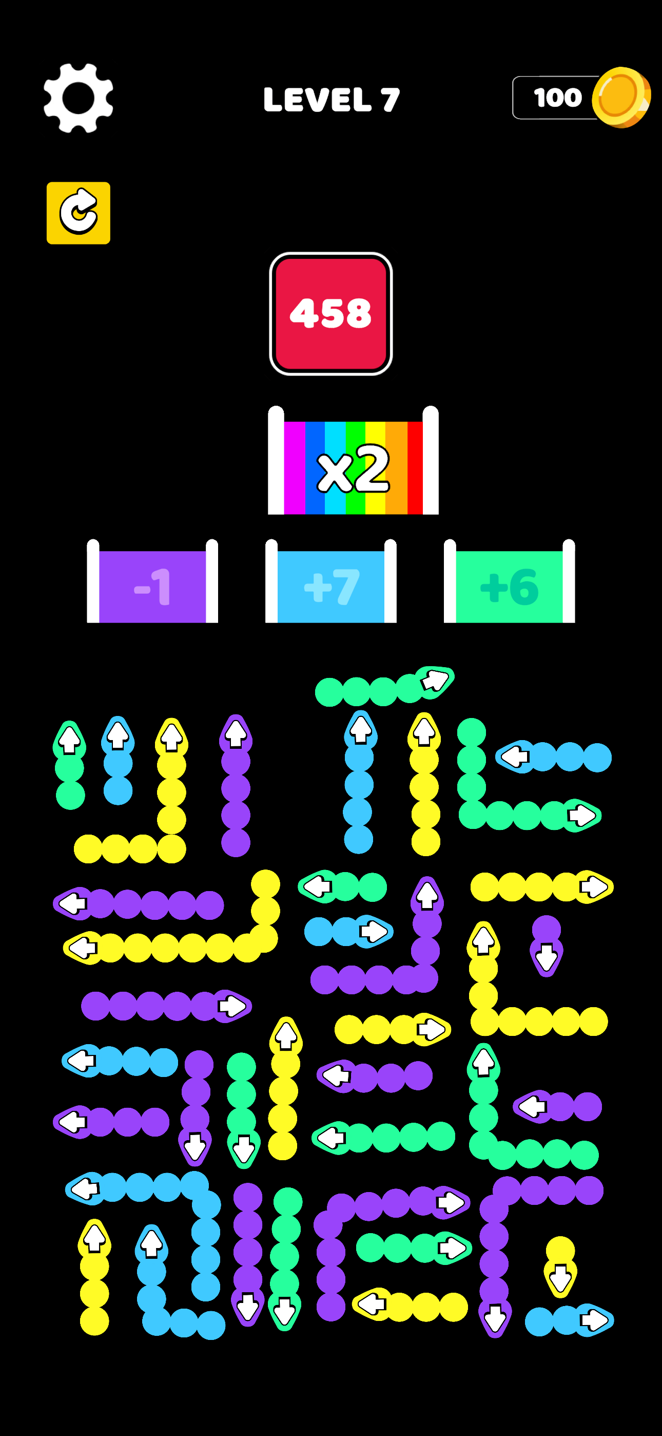 Snake Puzzle Game Screenshot