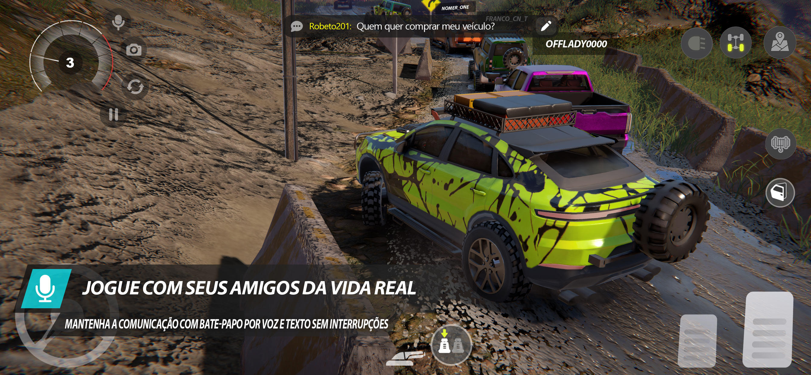 Captura de Tela do Jogo Offroad League Online