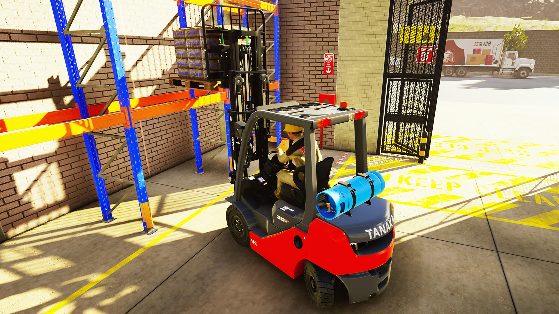 Forklift Simulator ภาพหน้าจอเกม