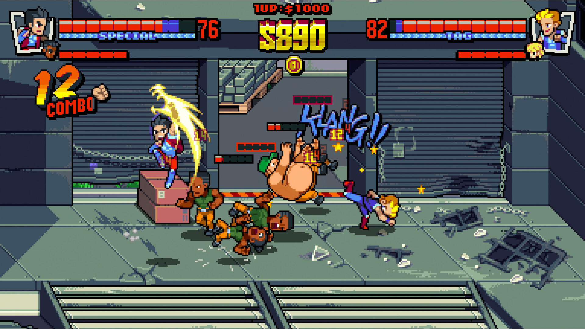 Double Dragon Gaiden: Rise Of The Dragons Game Screenshot