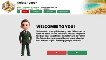 Gelato Tycoon Game Screenshot