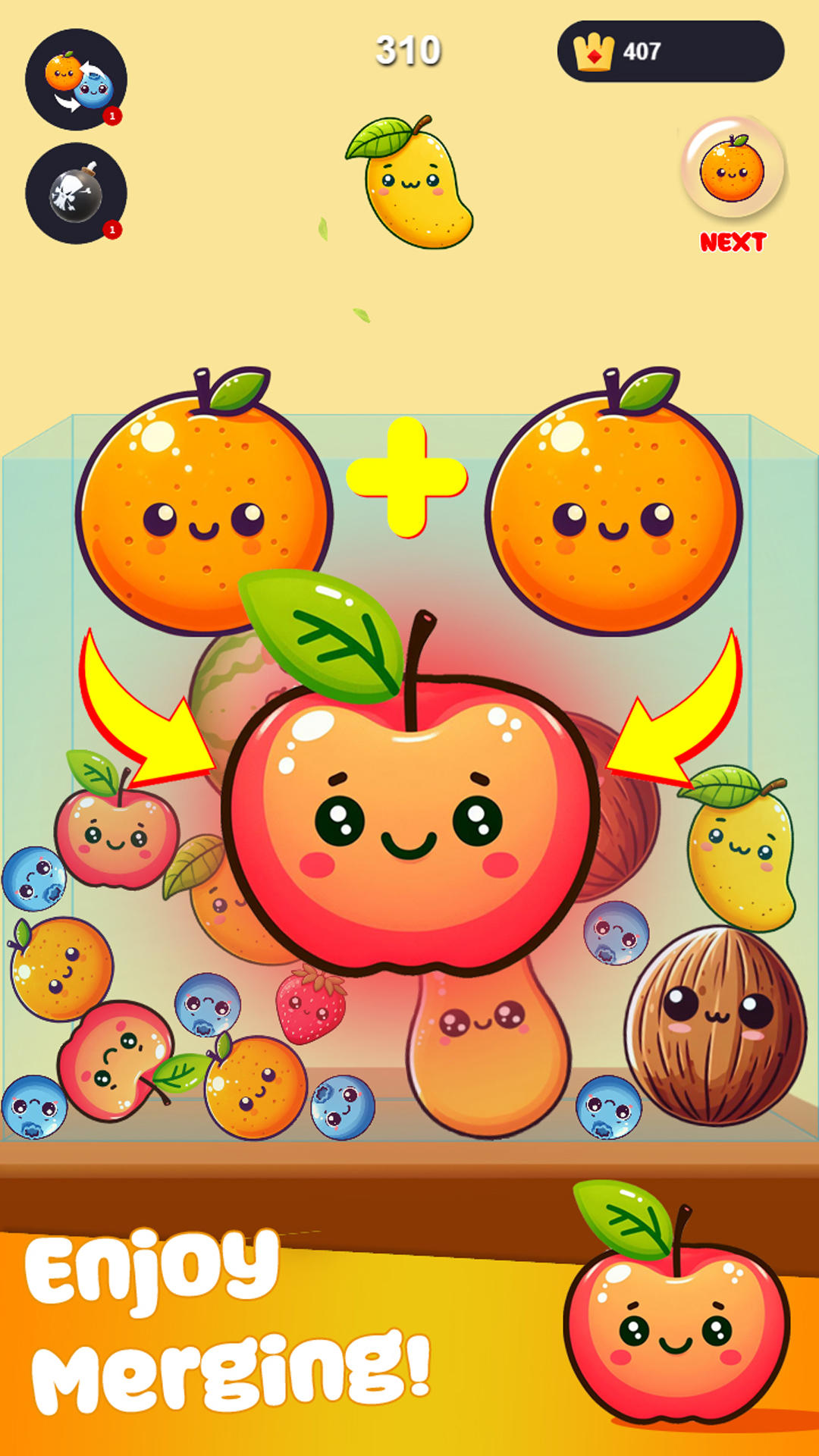 Merge melon. Merge melon