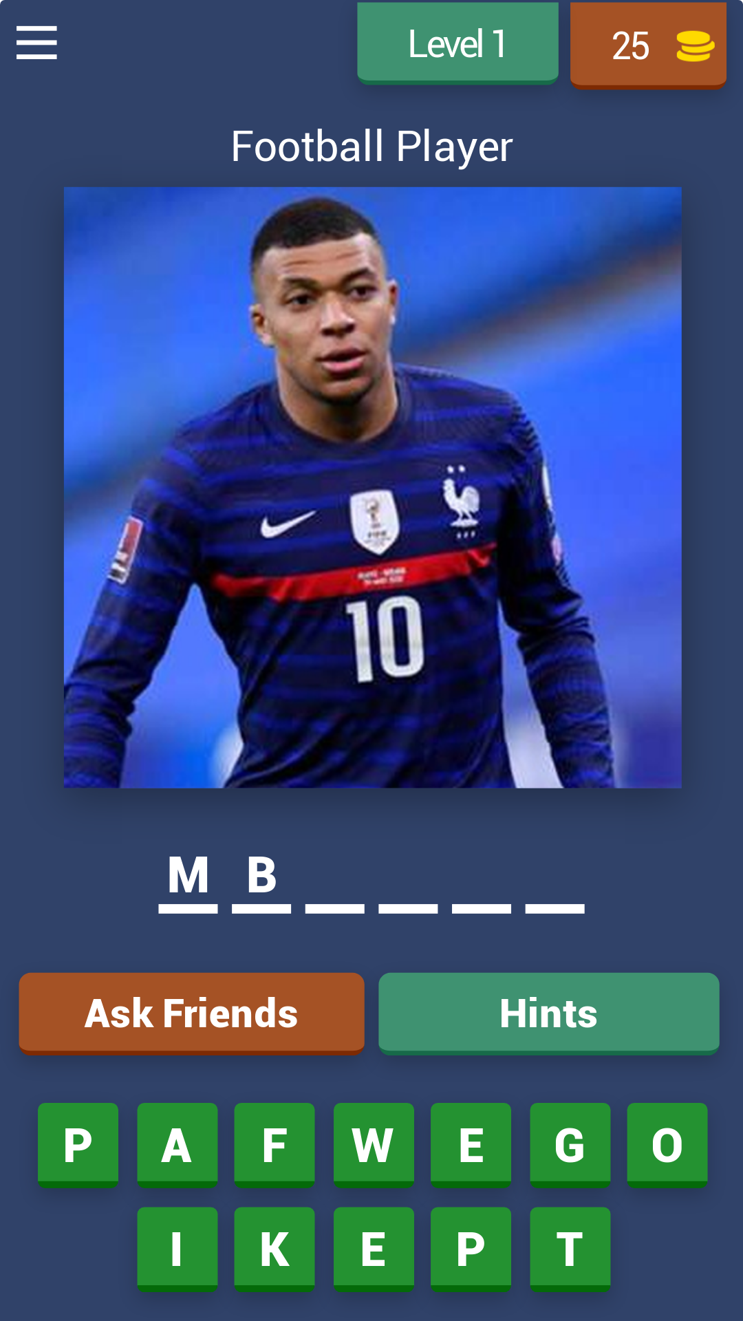 Guess the Football player::Appstore for Android