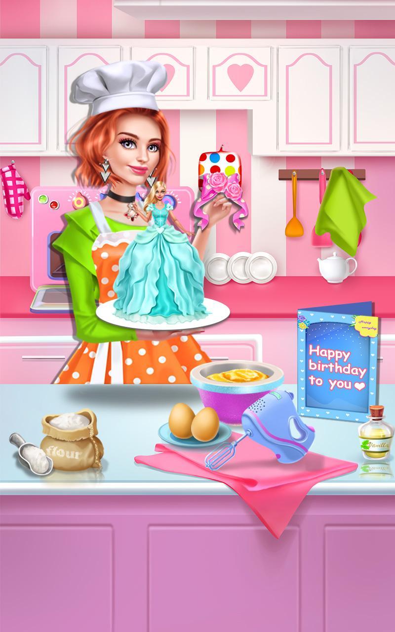 Screenshot 1 of Anak Patung Fesyen: Doll Cake Bakery 1.0