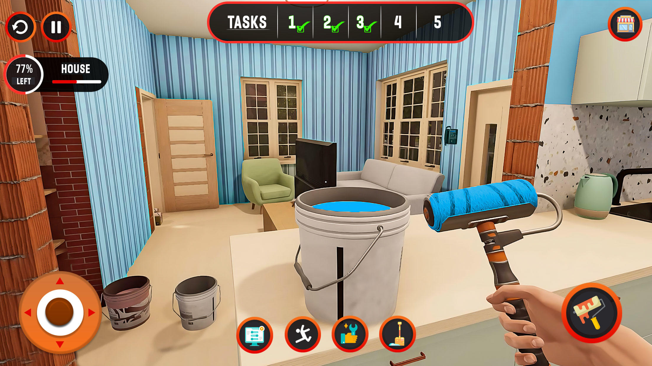 Screenshot 1 of House Flipper: Reka Bentuk Rumah 3D 1.2