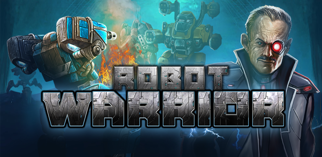 Banner of Robot Warrior shooter 